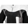 RTX TITAN Grey Motorcycle Leather Race Jacket